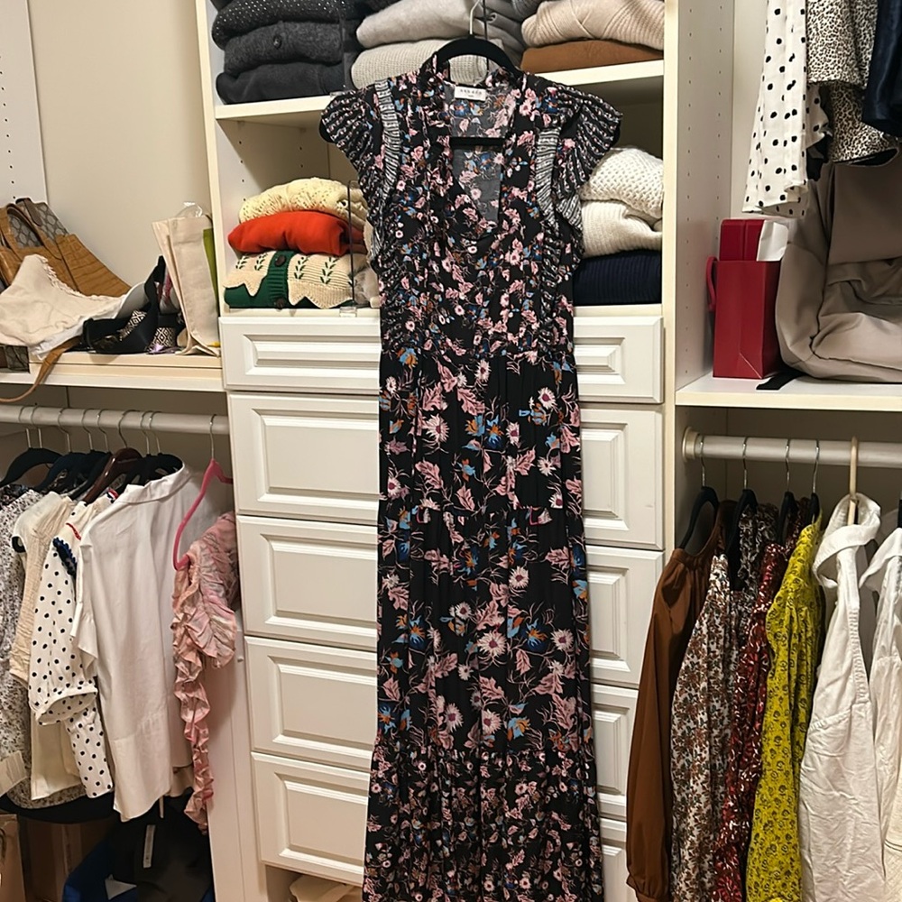 Sandro maxi dress. Beautiful colors